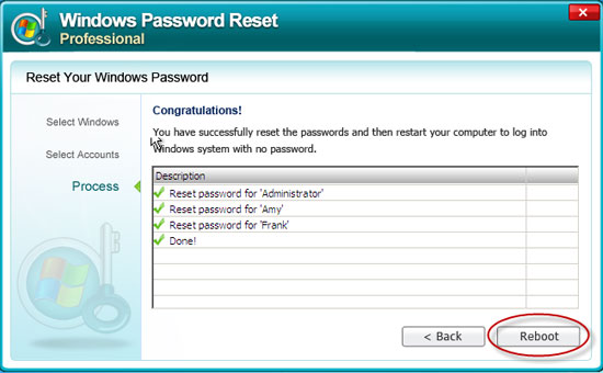 remove Windows XP password