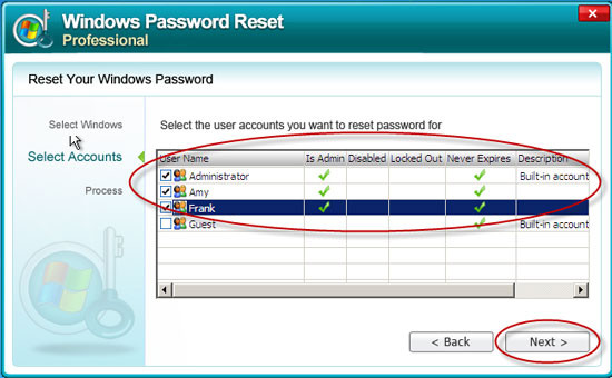 Windows 7 password reset